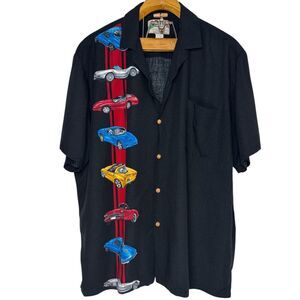 Vintage Paradise Found Shirt Classic Chevy Cars Mens Made in Hawaii Size: XL